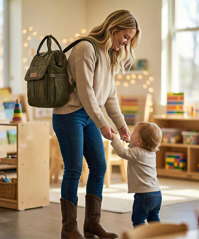 Wrangler Leopard Print Diaper Bag in GN