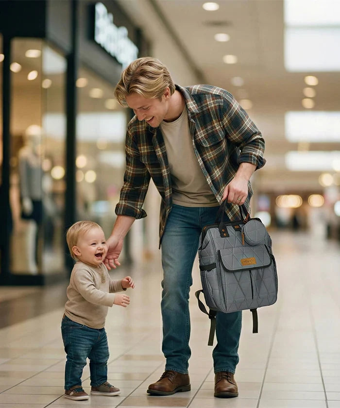 Western Mommy Backpack in GY