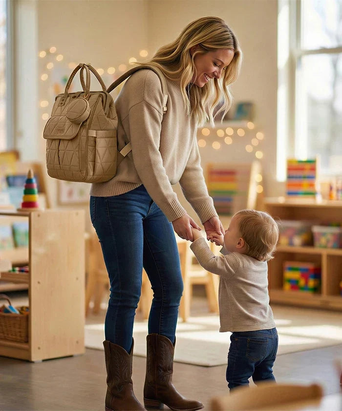Wrangler Leopard Print Diaper Bag in KH
