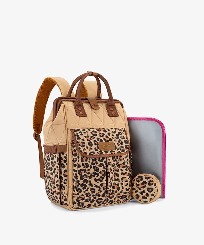 Wrangler Leopard Print Diaper Bag in /LP-BR