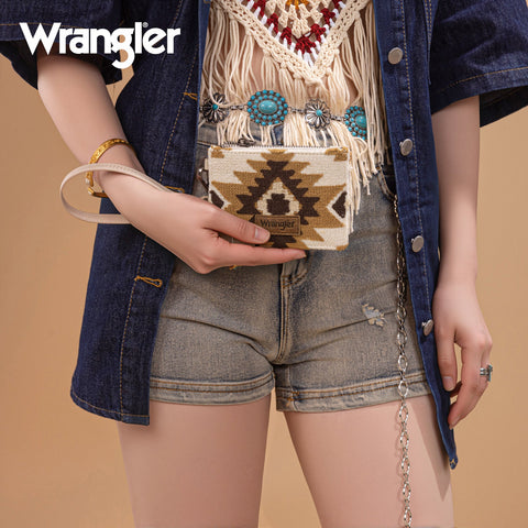 Wrangler Aztec Print Card Wallet
