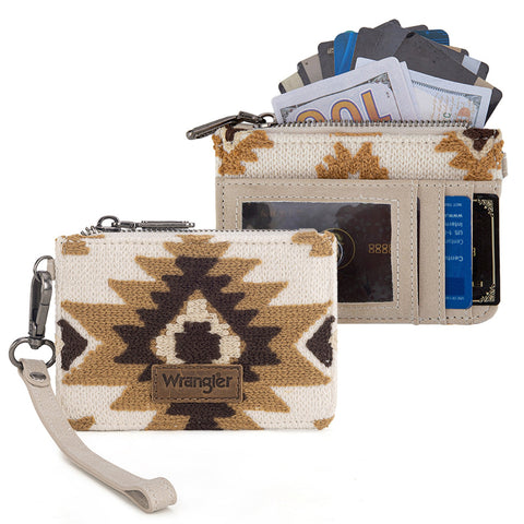 Wrangler Aztec Print Card Wallet