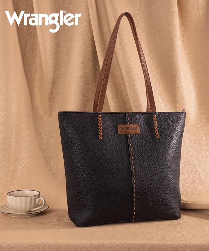 Wrangler Stitch Carry-All Tote Bag – Spacious Everyday Laptop Tote