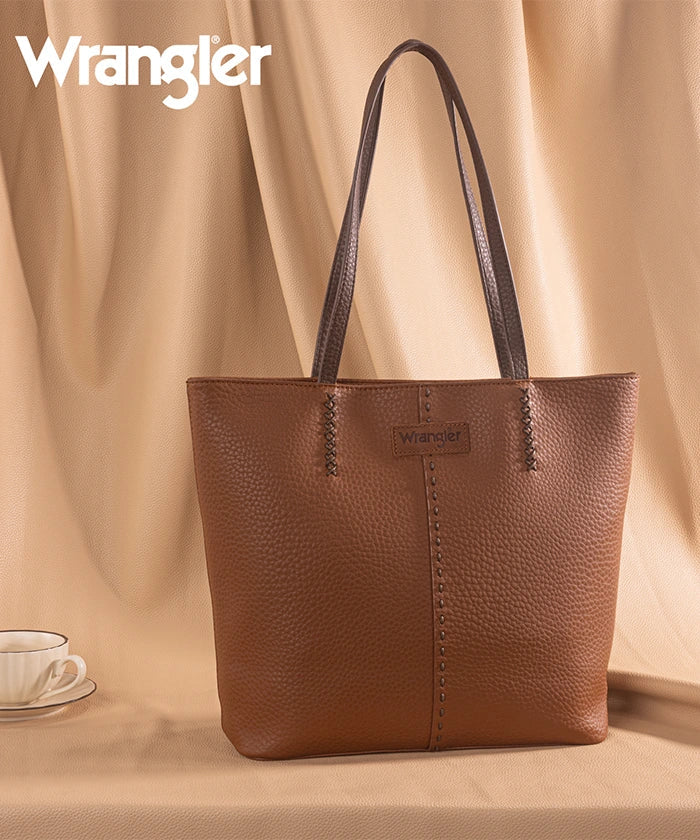 Wrangler Stitch Carry-All Tote Bag – Spacious Everyday Laptop Tote
