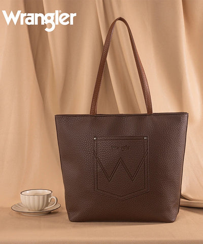 Wrangler Stitch Carry-All Tote Bag – Spacious Everyday Laptop Tote