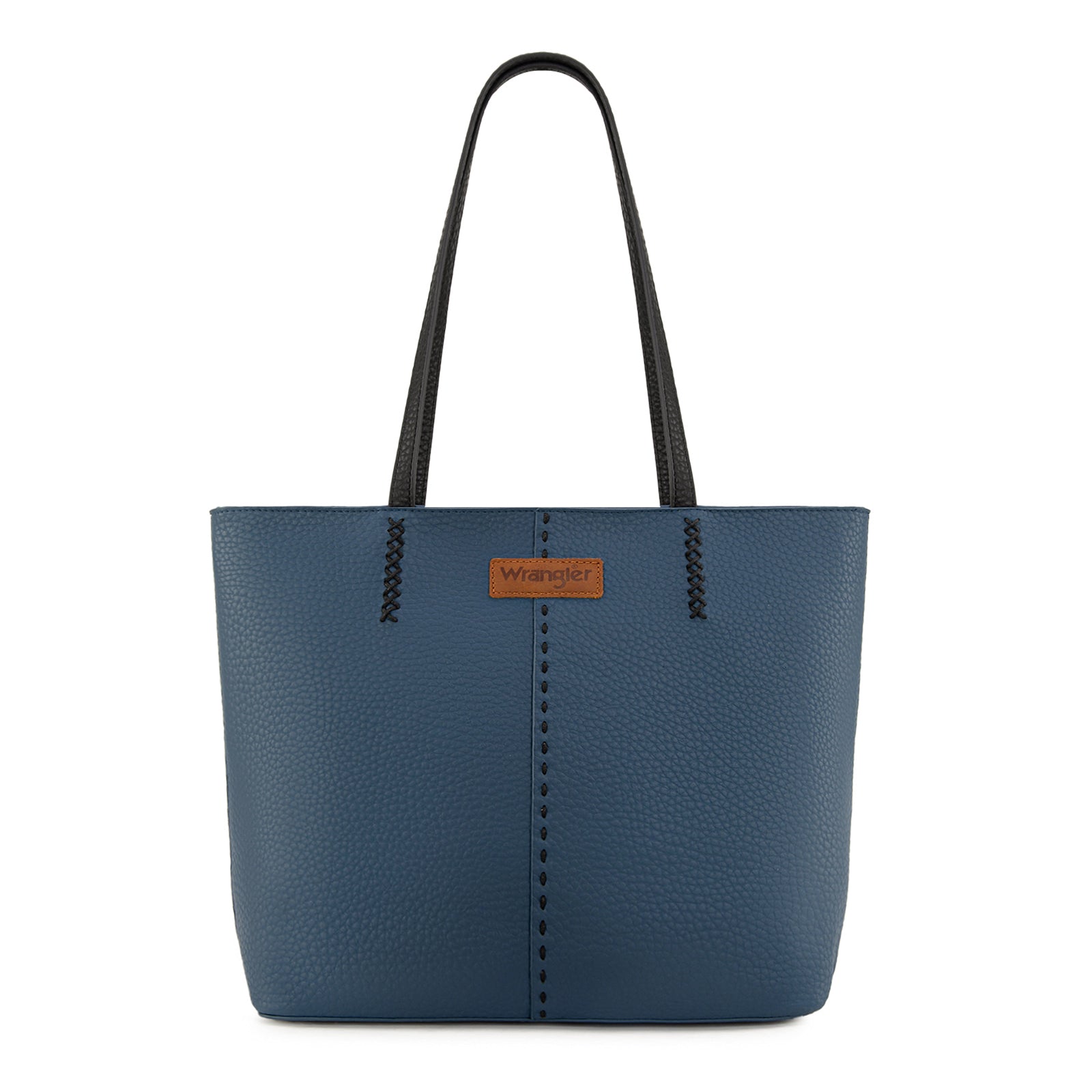 Wrangler Pebbled Tote Bag with Contrast Stitching