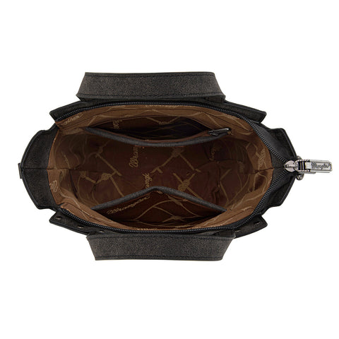 Wrangler Genuine Hair-On Cowhide Tote/Crossbody