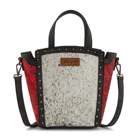 Wrangler Genuine Hair-On Cowhide Tote/Crossbody