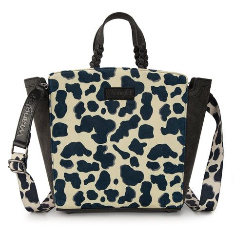 Wrangler Cow Print Concealed Carry Tote/Crossbody