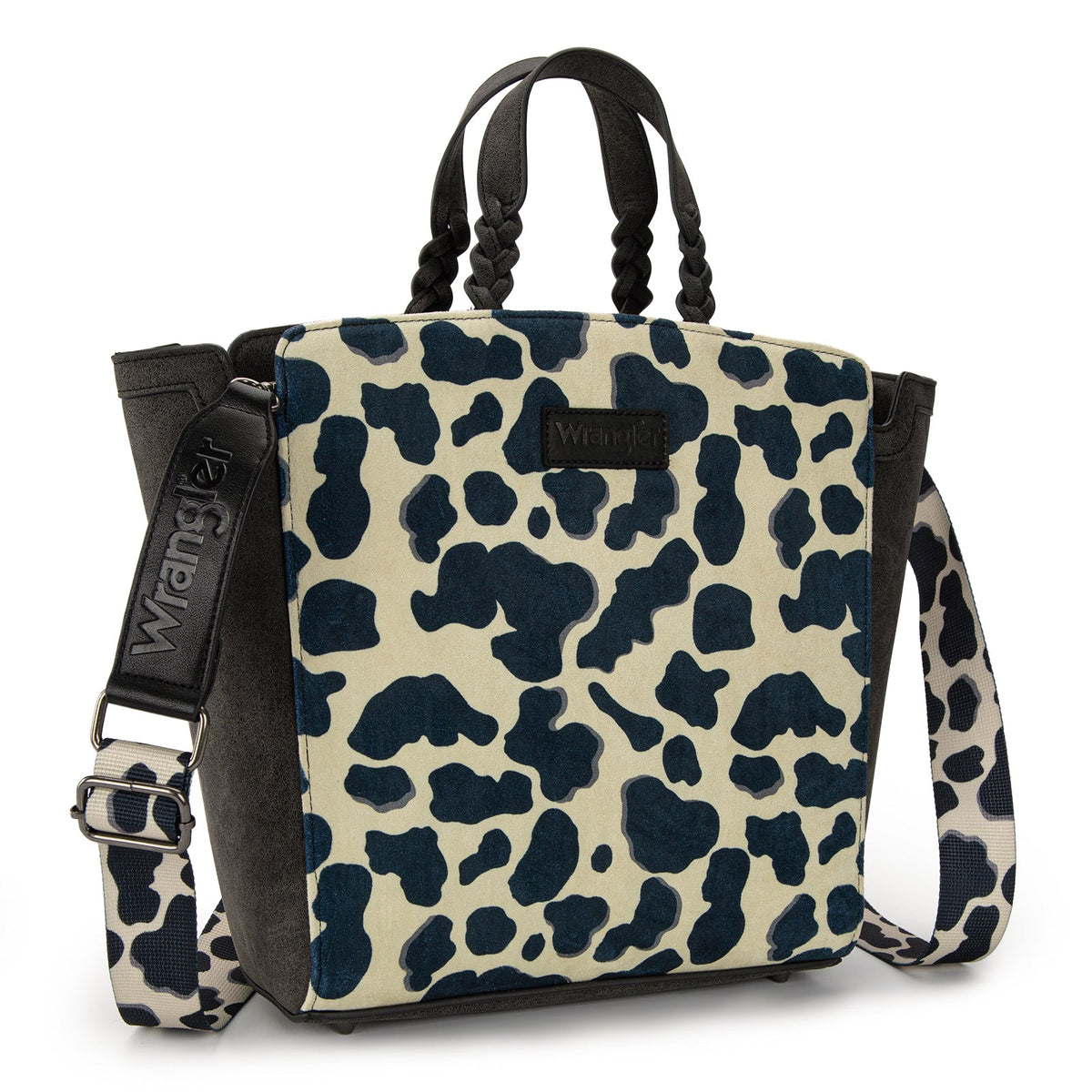 Wrangler Cow Print Concealed Carry Tote/Crossbody