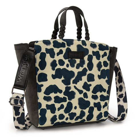 Wrangler Cow Print Concealed Carry Tote/Crossbody
