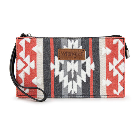 Wrangler Sherpa Aztec Canvas  Clutch
