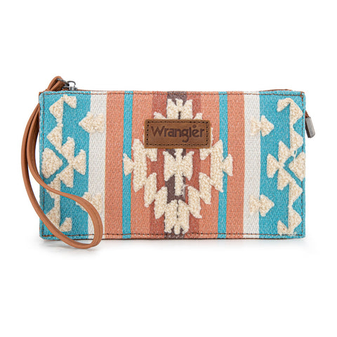 Wrangler Sherpa Aztec Canvas  Clutch