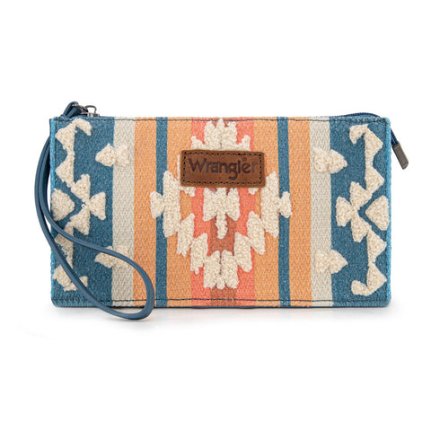 Wrangler Sherpa Aztec Canvas  Clutch