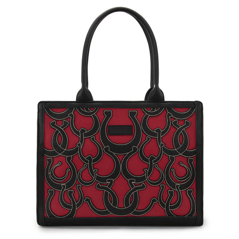 Wrangler Horseshoe Cutout Carry-All Large Tote Bag