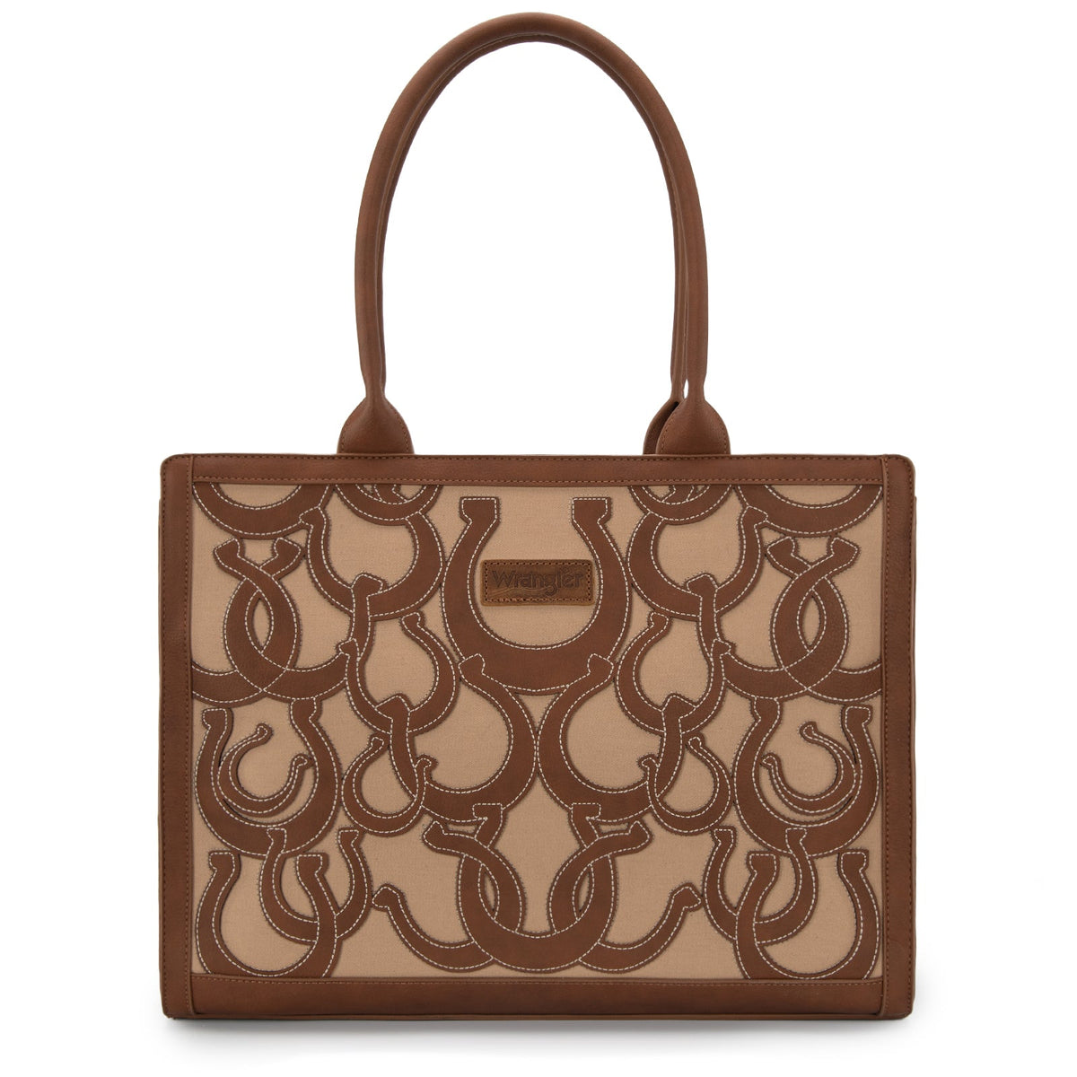Wrangler Horseshoe Cutout Carry-All Large Tote Bag