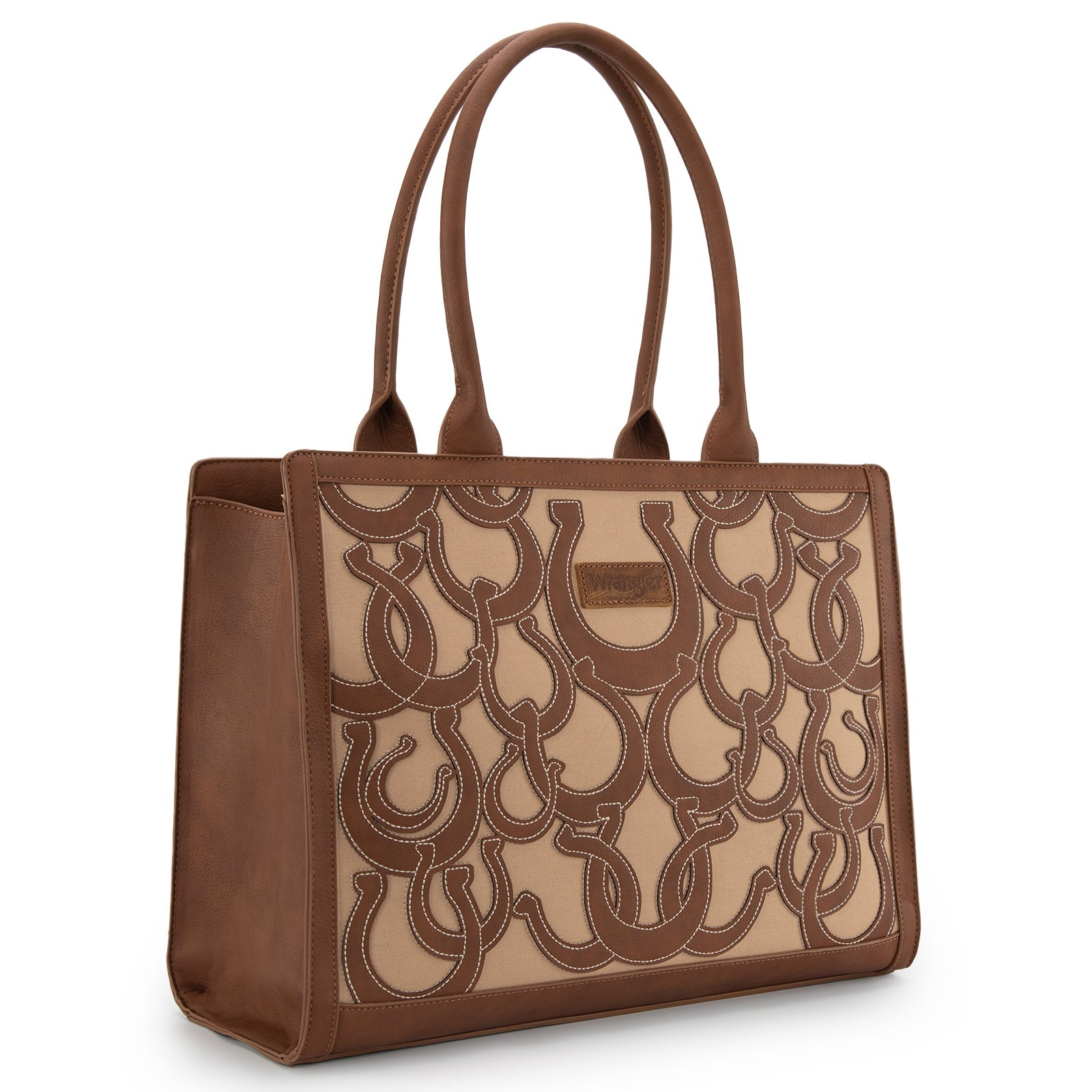 Wrangler Horseshoe Cutout Carry-All Large Tote Bag