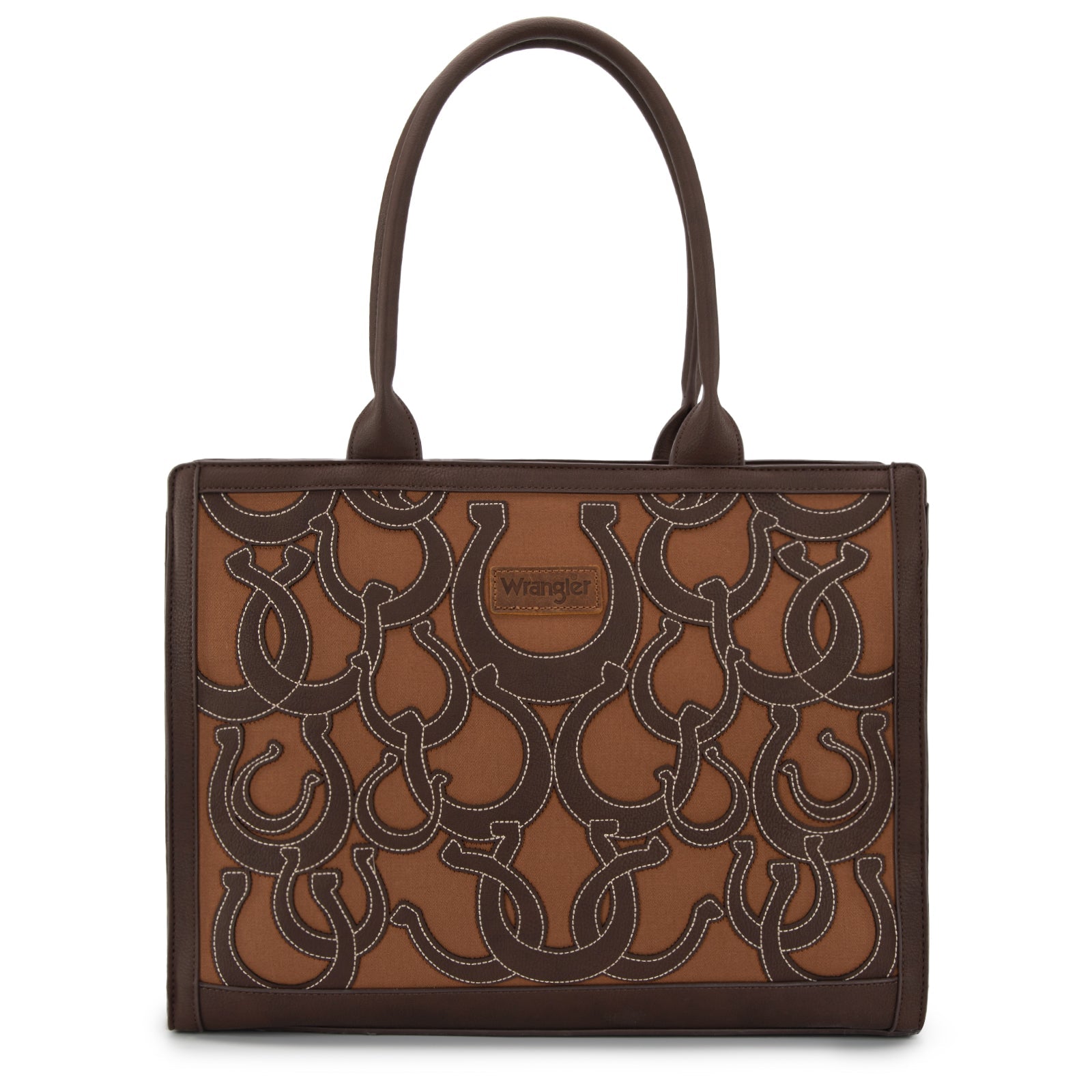 Wrangler Horseshoe Cutout Carry-All Large Tote Bag