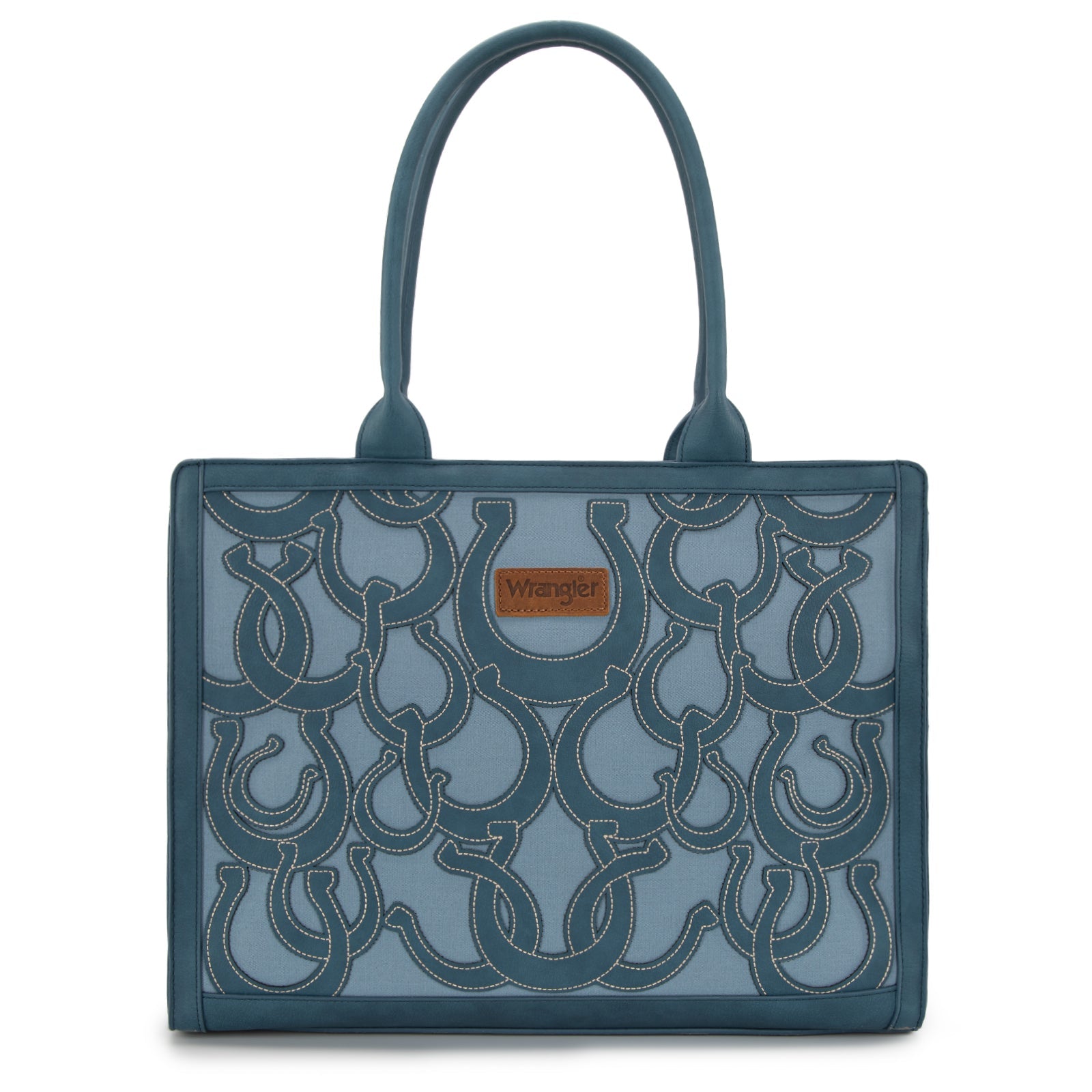 Wrangler Horseshoe Cutout Carry-All Large Tote Bag