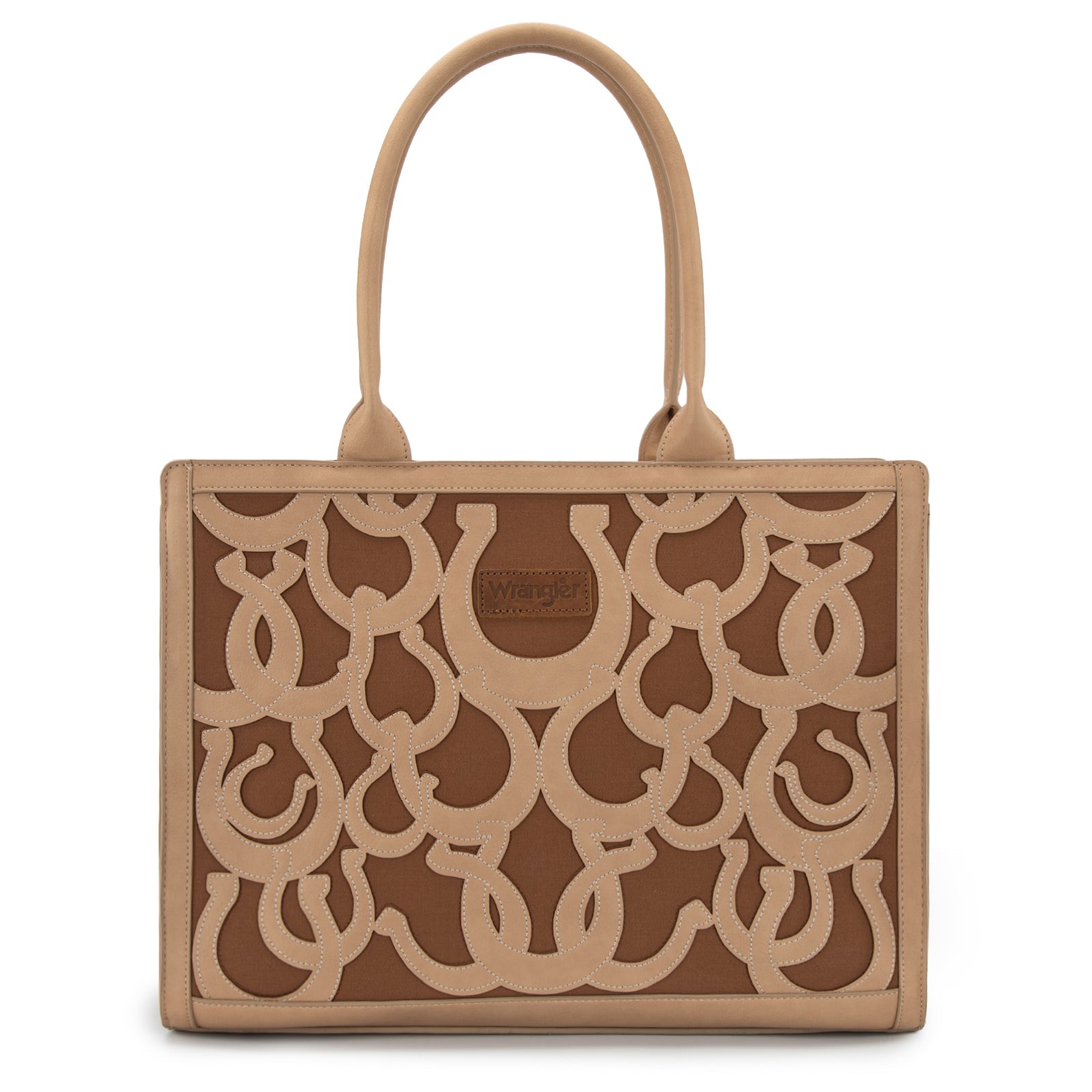Wrangler Horseshoe Cutout Carry-All Large Tote Bag