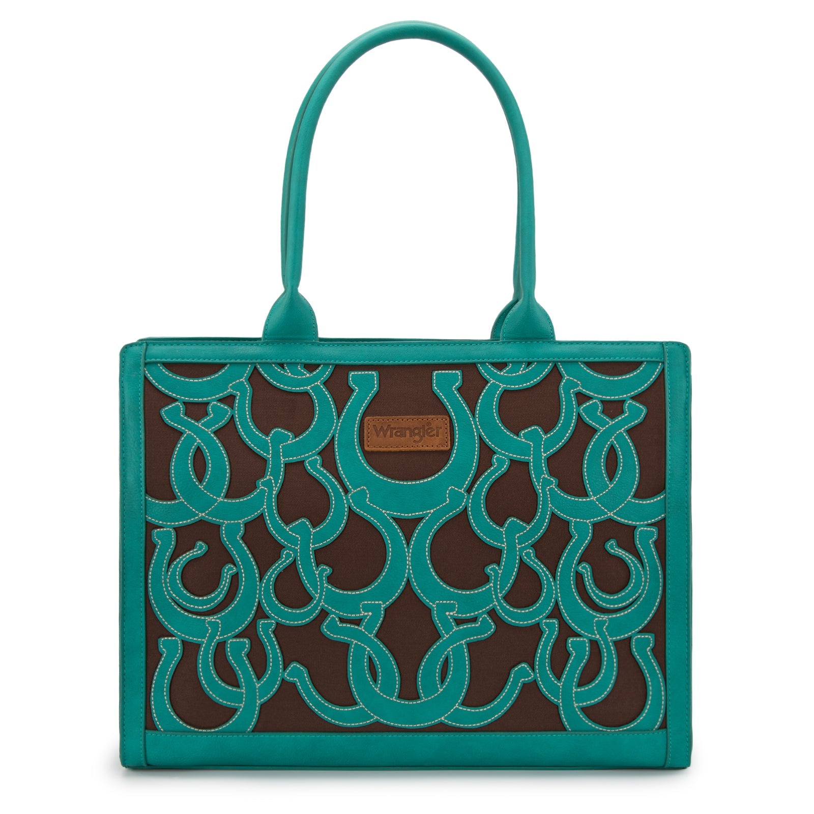 Wrangler Horseshoe Cutout Carry-All Large Tote Bag