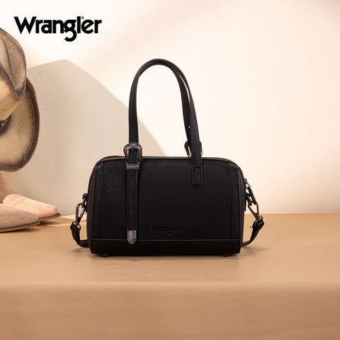 Wrangler Horseshoe Cutout Mini Boston Crossbody Bag