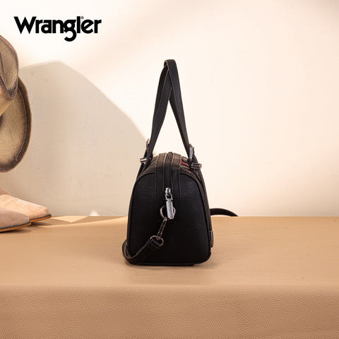 Wrangler Horseshoe Cutout Mini Boston Crossbody Bag