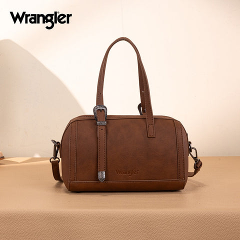 Wrangler Horseshoe Cutout Mini Boston Crossbody Bag