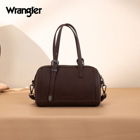 Wrangler Horseshoe Cutout Mini Boston Crossbody Bag