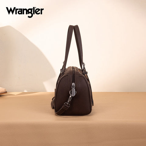 Wrangler Horseshoe Cutout Mini Boston Crossbody Bag
