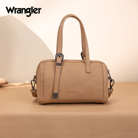 Wrangler Horseshoe Cutout Mini Boston Crossbody Bag