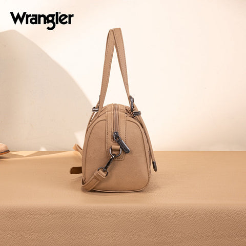 Wrangler Horseshoe Cutout Mini Boston Crossbody Bag