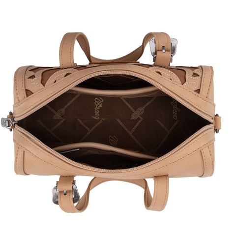 Wrangler Horseshoe Cutout Mini Boston Crossbody Bag