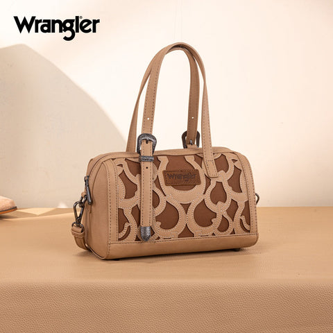 Wrangler Horseshoe Cutout Mini Boston Crossbody Bag