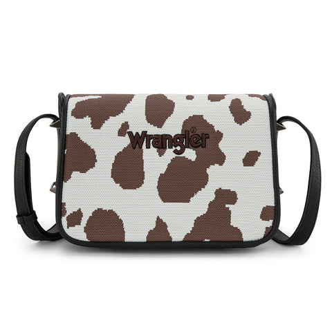Wrangler Cow Print Crossbody