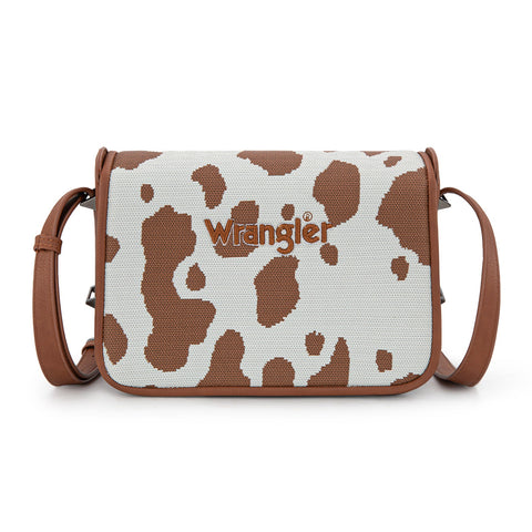 Wrangler Cow Print Crossbody
