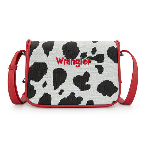 Wrangler Cow Print Crossbody