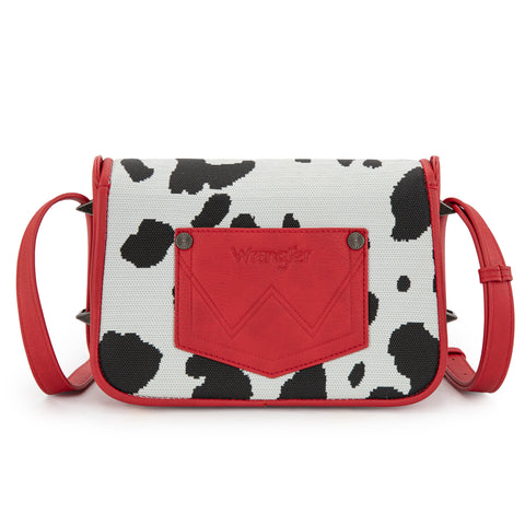 Wrangler Cow Print Crossbody