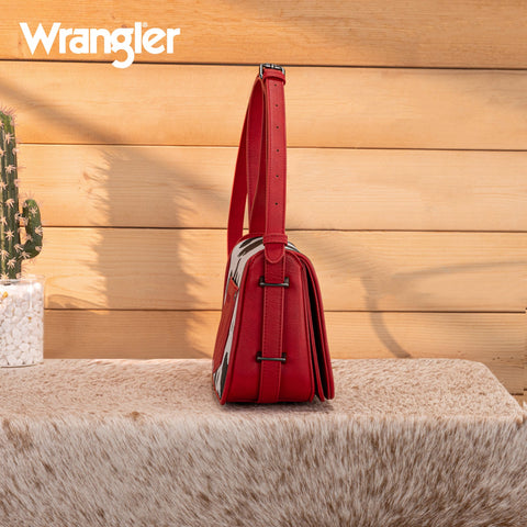 Wrangler Cow Print Crossbody