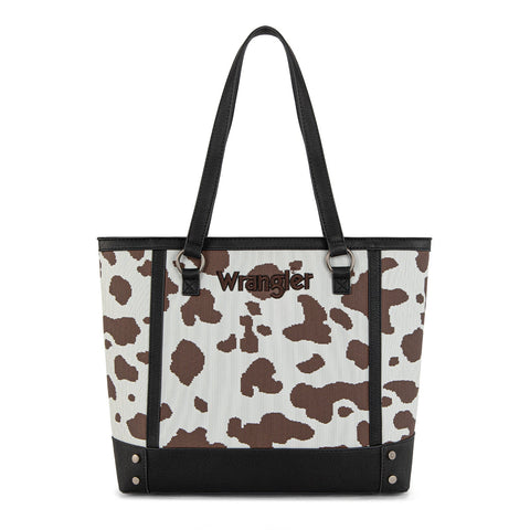 Wrangler Cow Print Tote