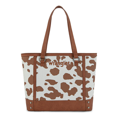 Wrangler Cow Print Tote