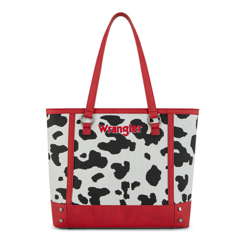 Wrangler Cow Print Tote