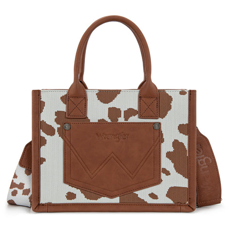 Wrangler Cow Print Tote/Crossbody