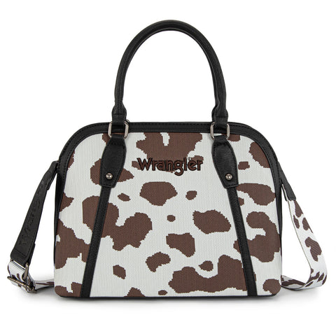 Wrangler Cow Print Satchel/Crossbody