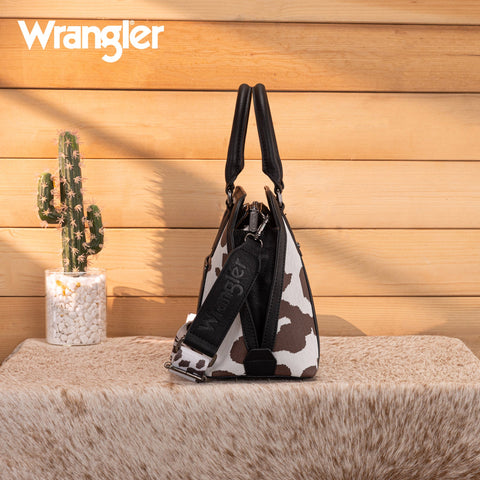 Wrangler Cow Print Satchel/Crossbody