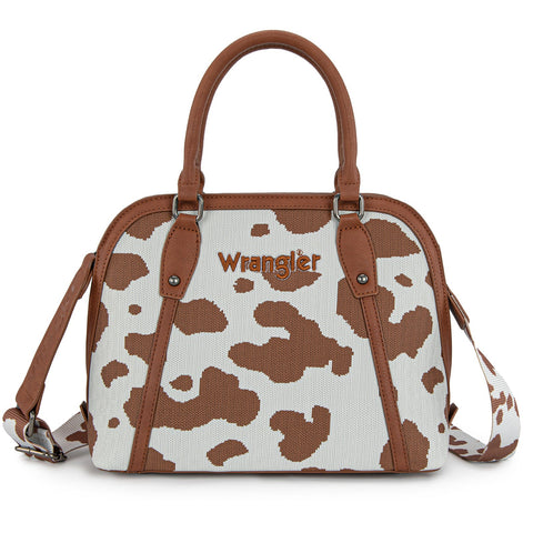 Wrangler Cow Print Satchel/Crossbody