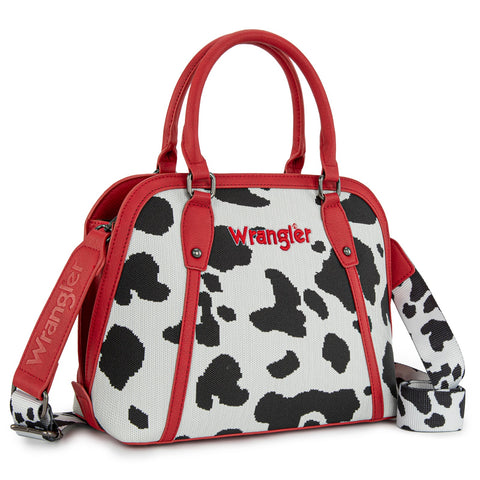 Wrangler Cow Print Satchel/Crossbody