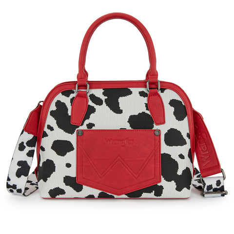 Wrangler Cow Print Satchel/Crossbody