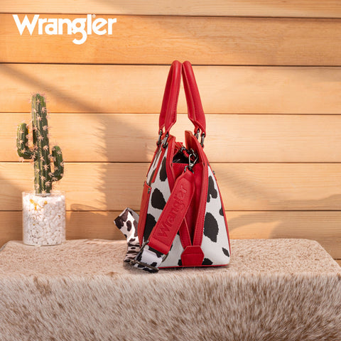 Wrangler Cow Print Satchel/Crossbody