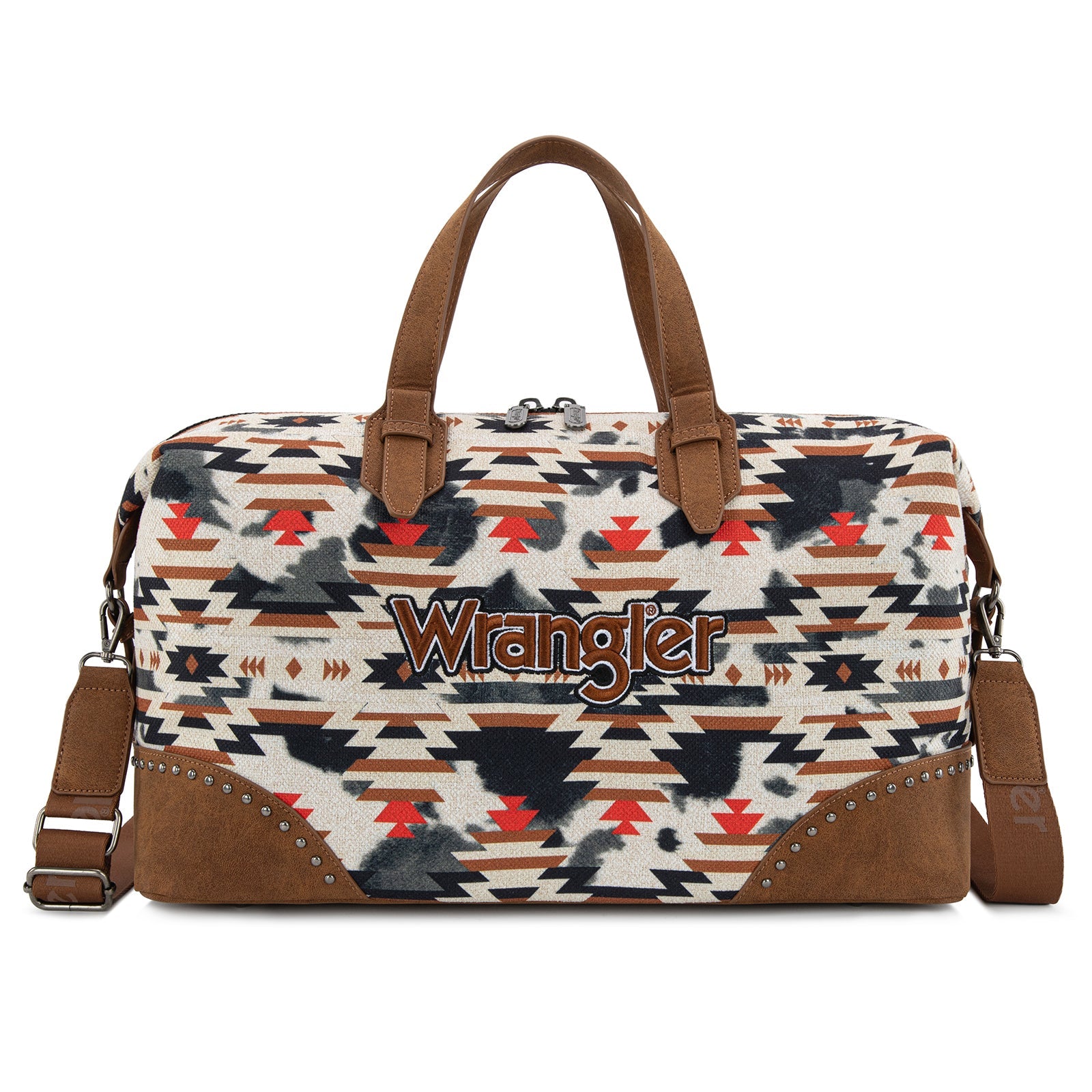 Wrangler Aztec Print Duffle/Crossbody